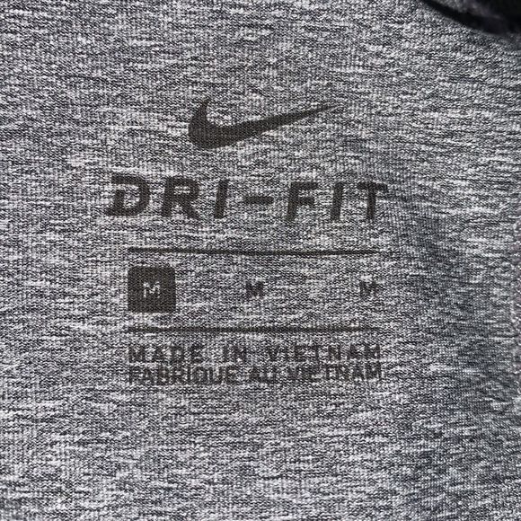 Nike Pro Dri-Fit Grey Cropped Athletic Leggings - Picture 7 of 8